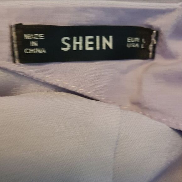 Shein Lavender Ruffle Strap Tie Back Cocktail Dress - Picture 9 of 10